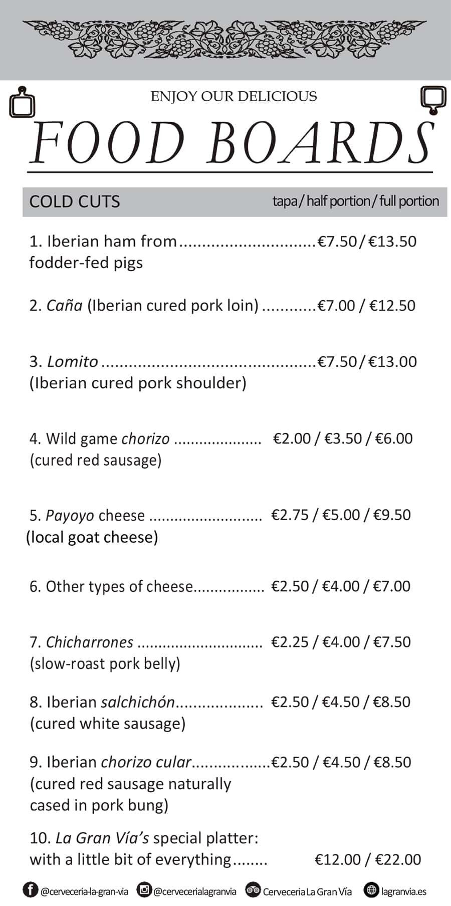 Food Bar La Gran Via 1